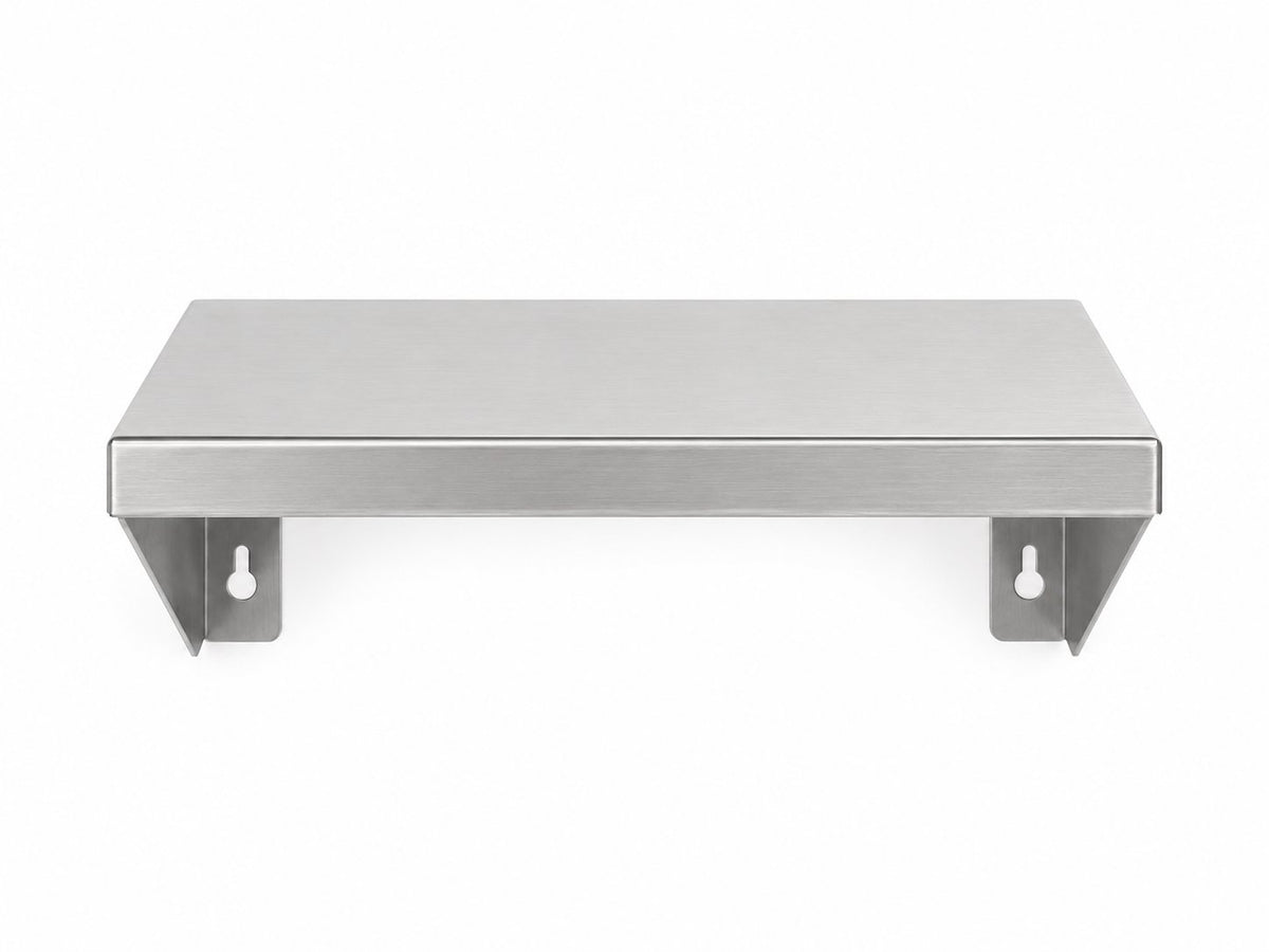 12" x 10" Stainless Steel Wall Shelf