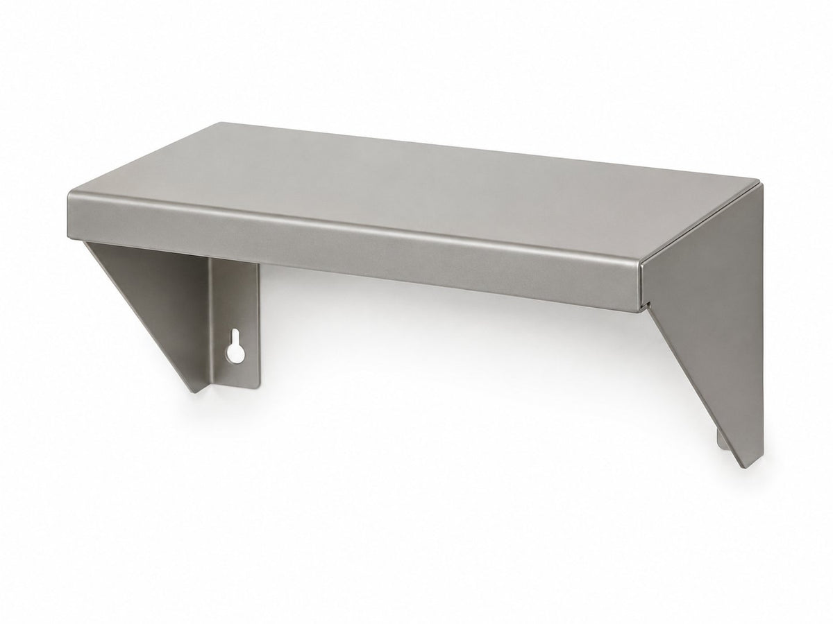 12" x 7" Stainless Steel Wall Shelf