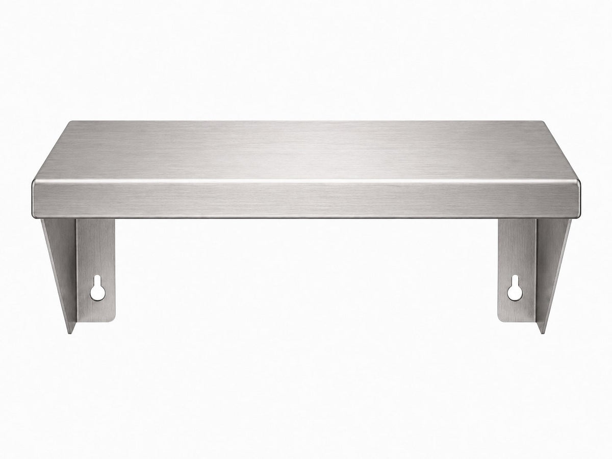 12" x 7" Stainless Steel Wall Shelf