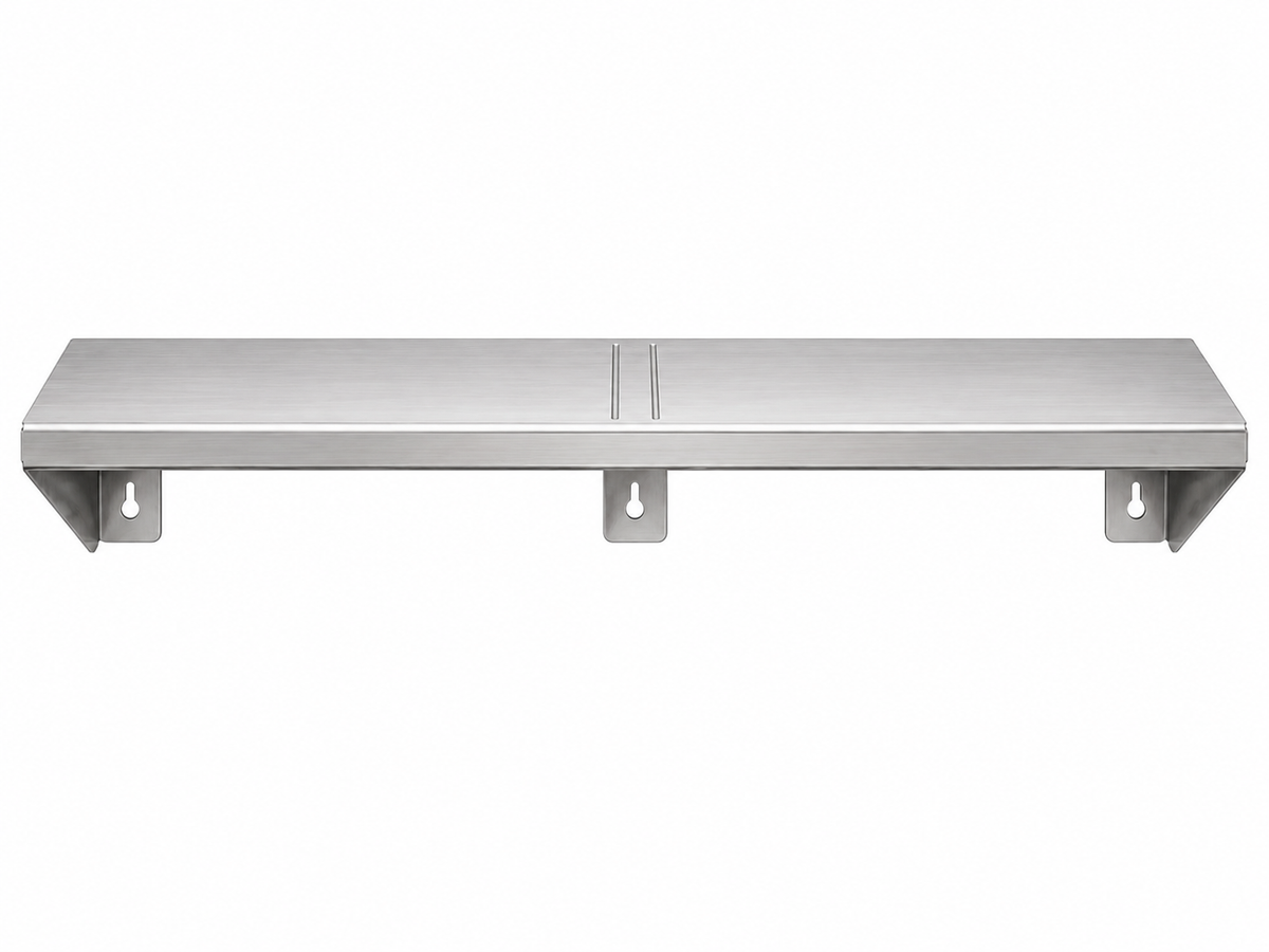 36" x 10" Stainless Steel Wall Shelf