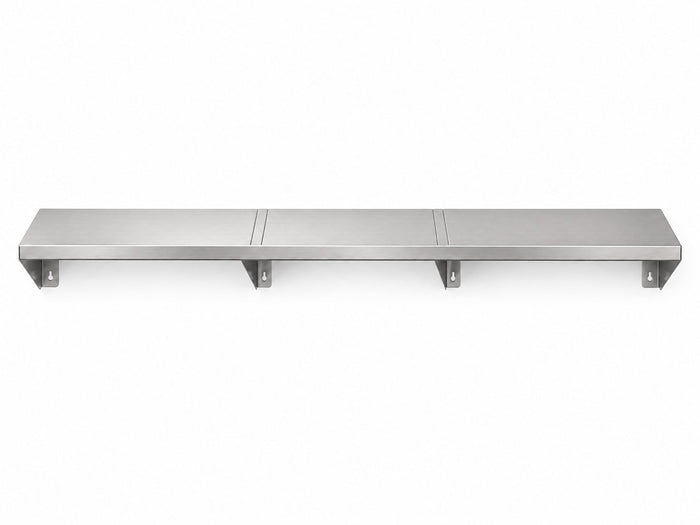 60" x 10" Stainless Steel Wall Shelf