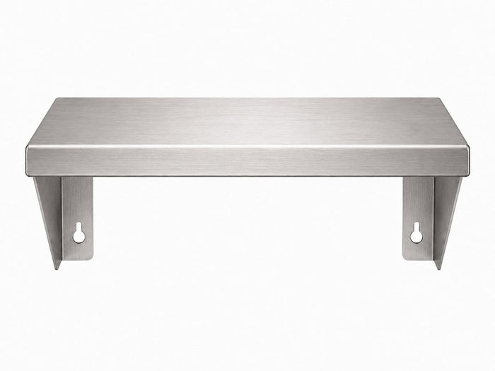 12" x 7" Stainless Steel Wall Shelf