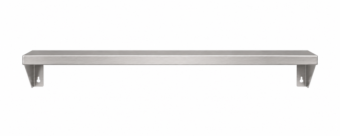 25" x 7" Stainless Steel Wall Shelf (12" Stud Spacing)