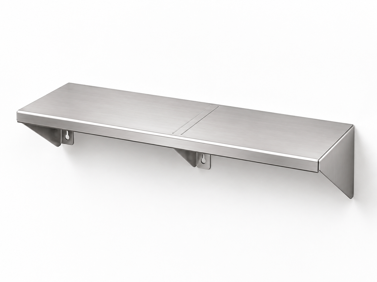 36" x 10" Stainless Steel Wall Shelf