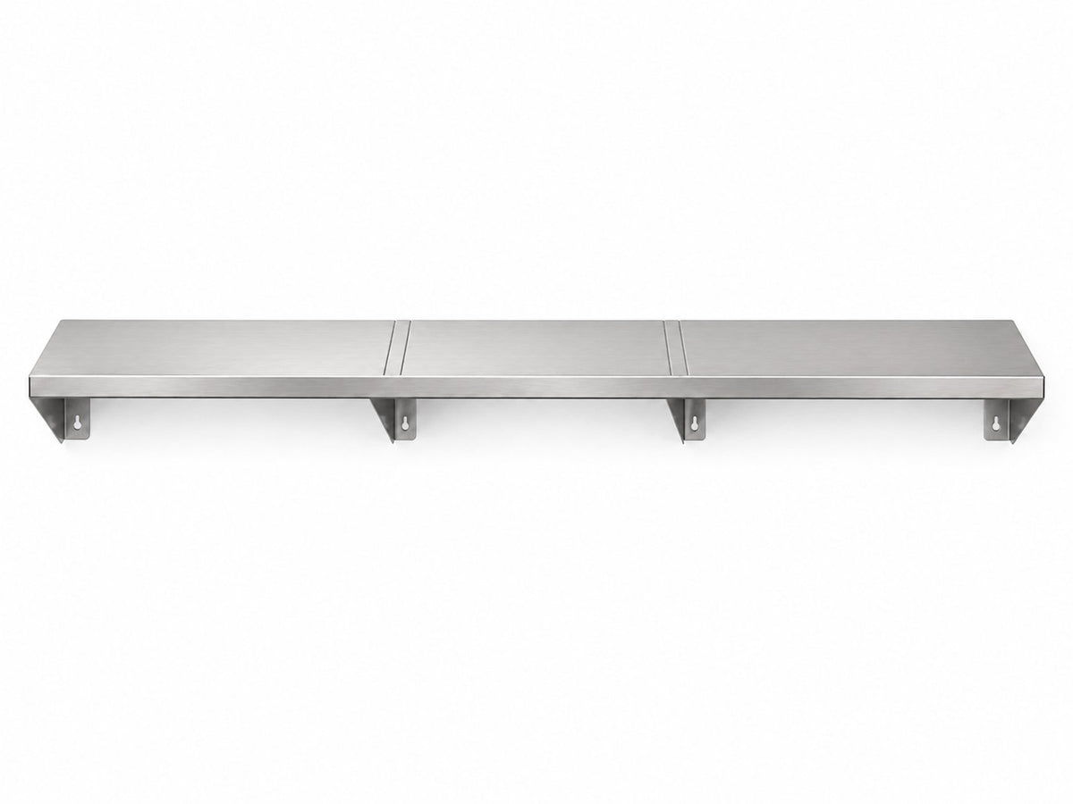 60" x 10" Stainless Steel Wall Shelf