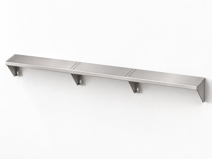 60" x 7" Stainless Steel Wall Shelf
